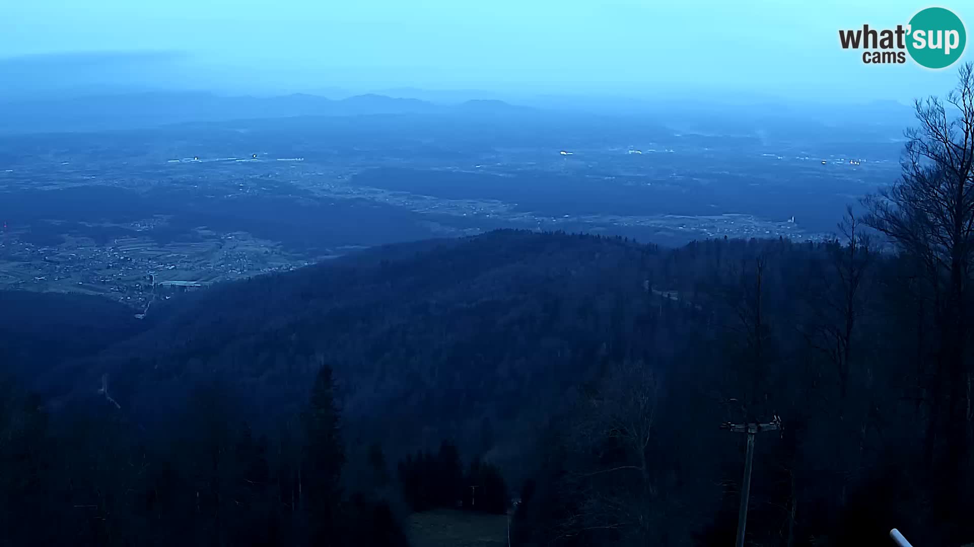 Sljeme webcam – panorama