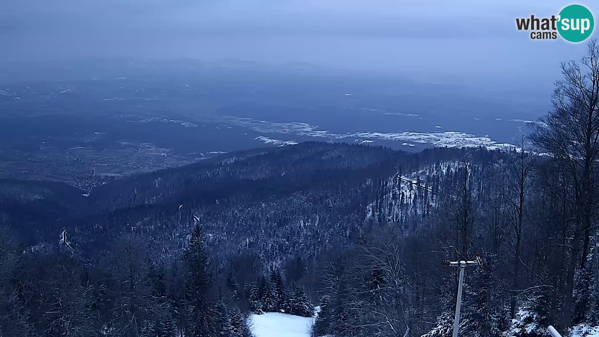 Sljeme webcam – Panorama