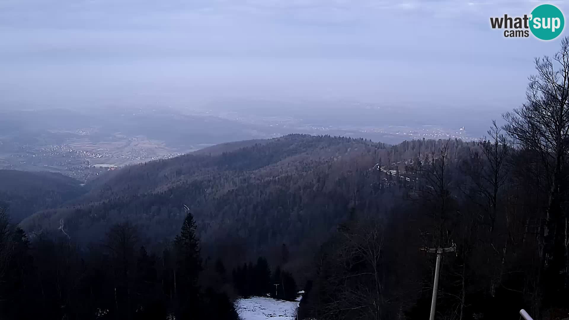 Sljeme spletna kamera – Panorama