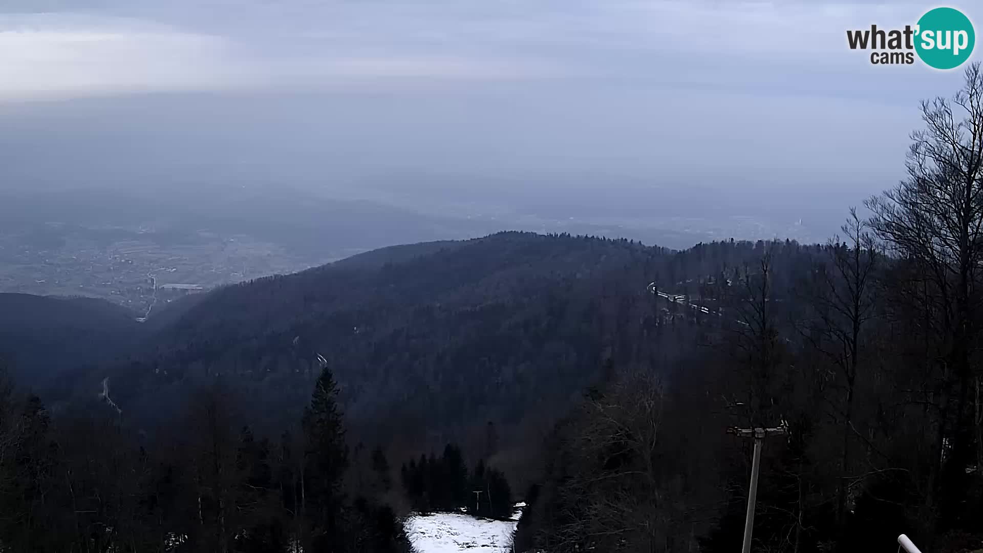 Sljeme webcam – Panorama