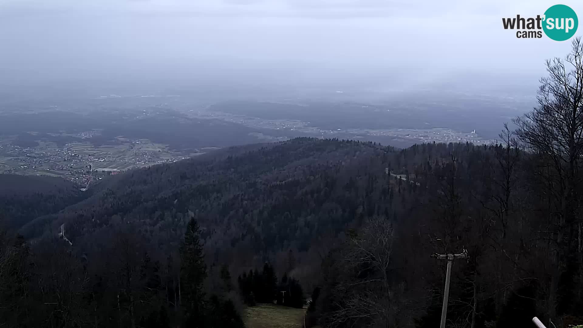 Sljeme webcam – panorama