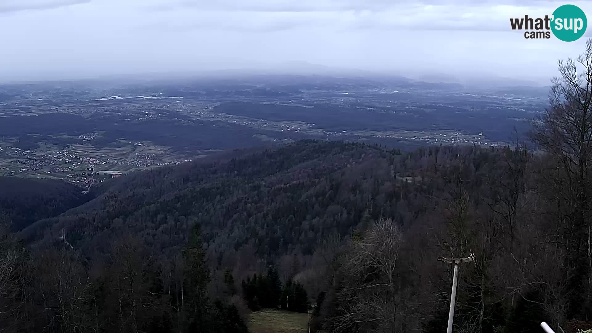 Sljeme webcam – Panorama