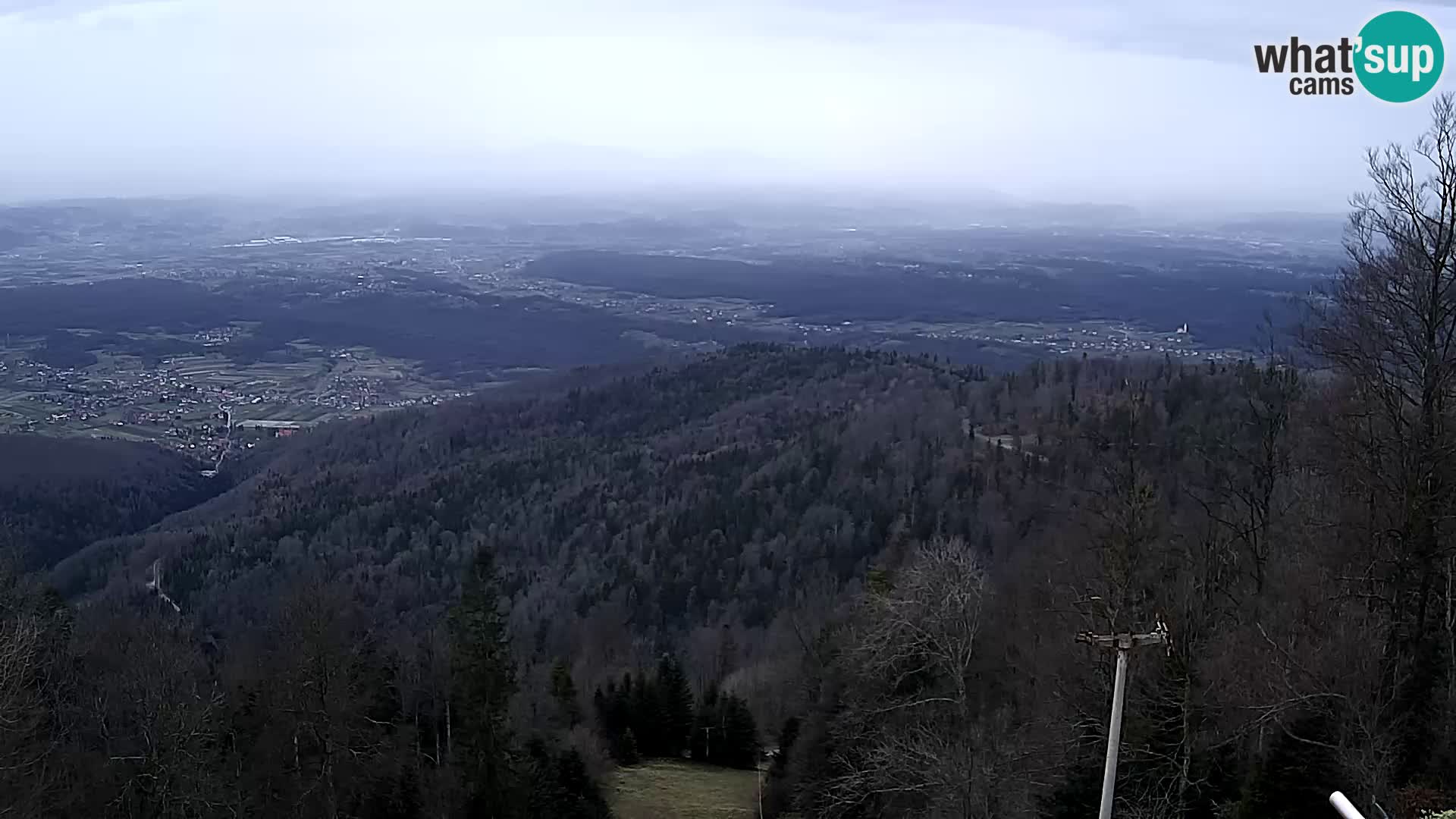 Sljeme webcam – panorama