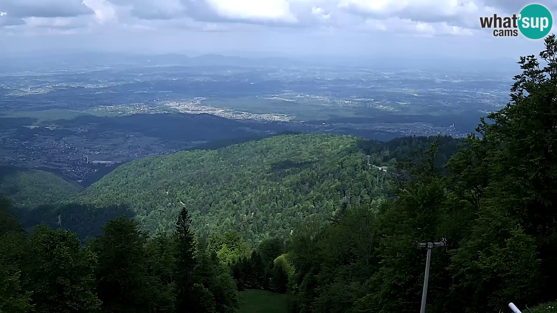 Sljeme webcam – Panorama