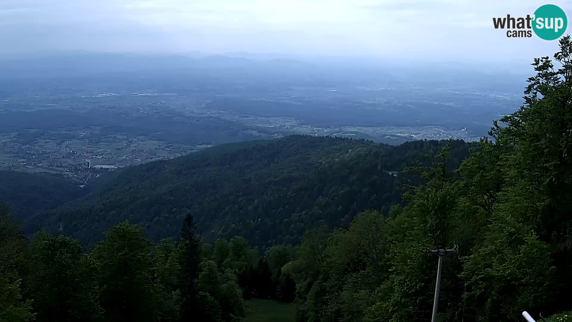 Sljeme webcam – Panorama