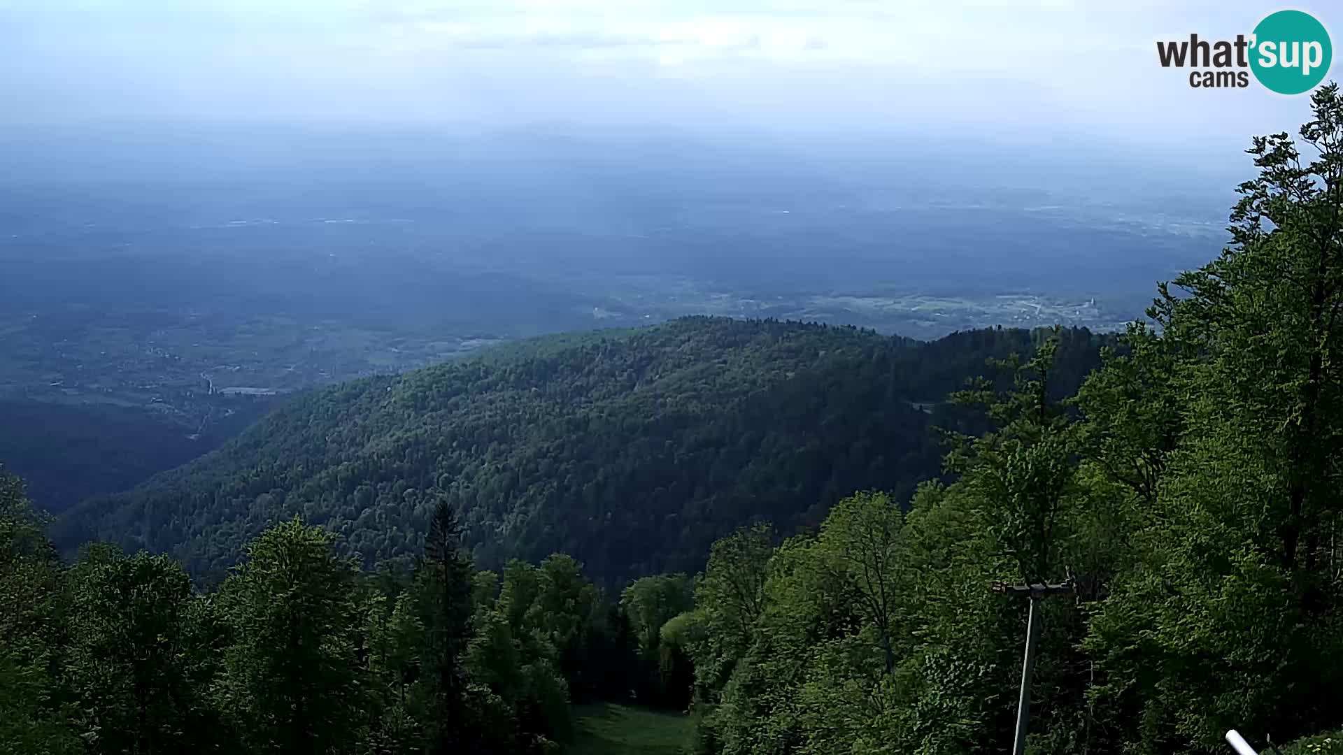 Sljeme webcam – Panorama
