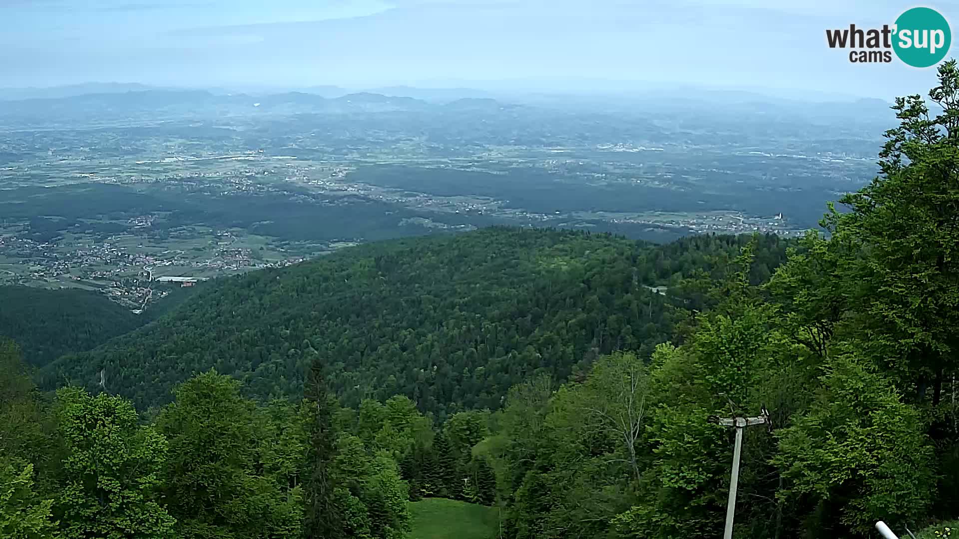 Sljeme webcam – Panorama