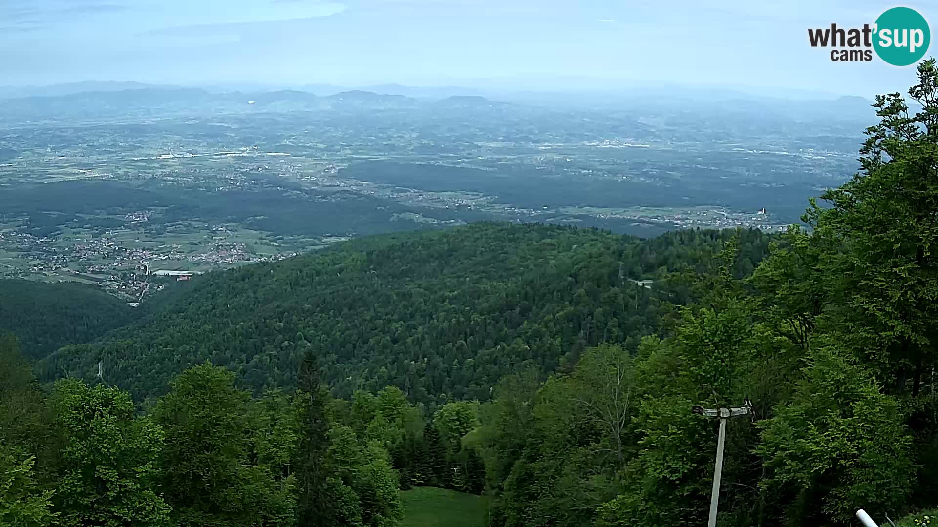 Sljeme webcam – Panorama