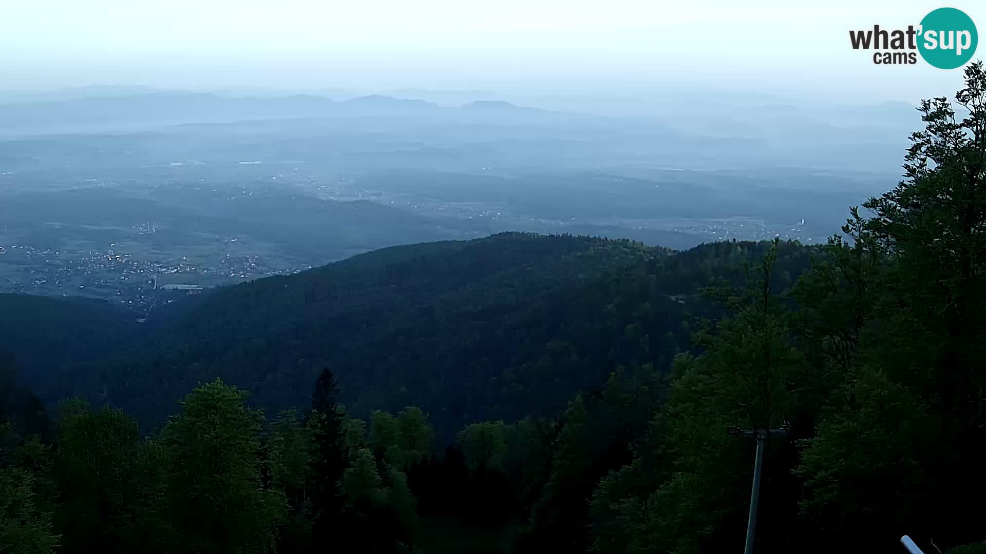 Sljeme webcam – Panorama