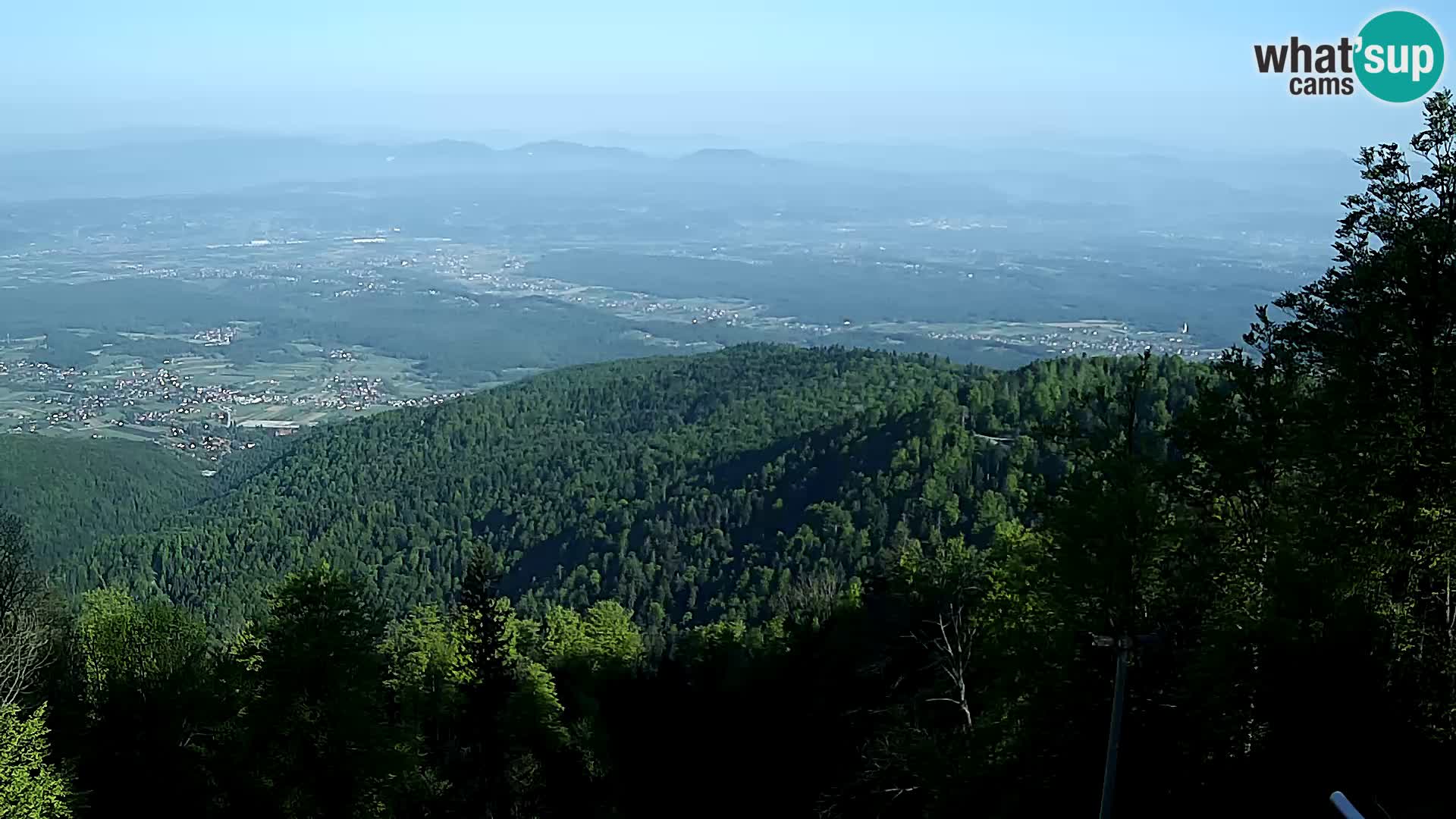 Sljeme webcam – Panorama