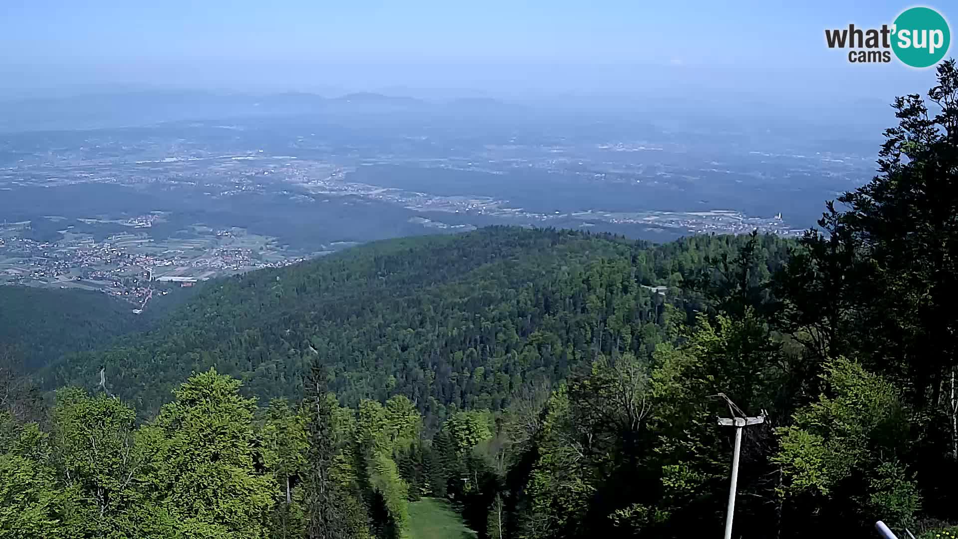 Sljeme webcam – Panorama