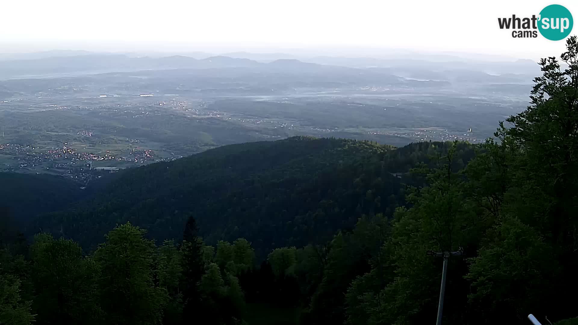 Sljeme webcam – Panorama