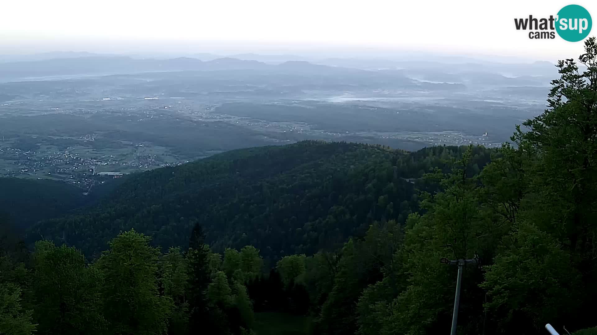 Sljeme webcam – Panorama