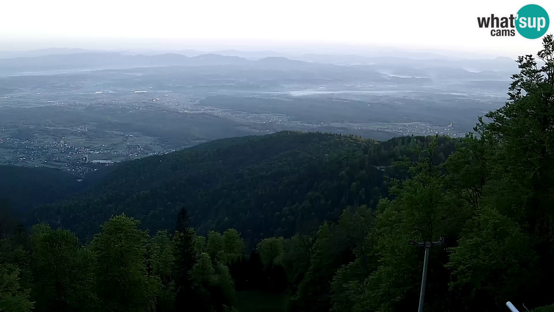 Sljeme webcam – Panorama