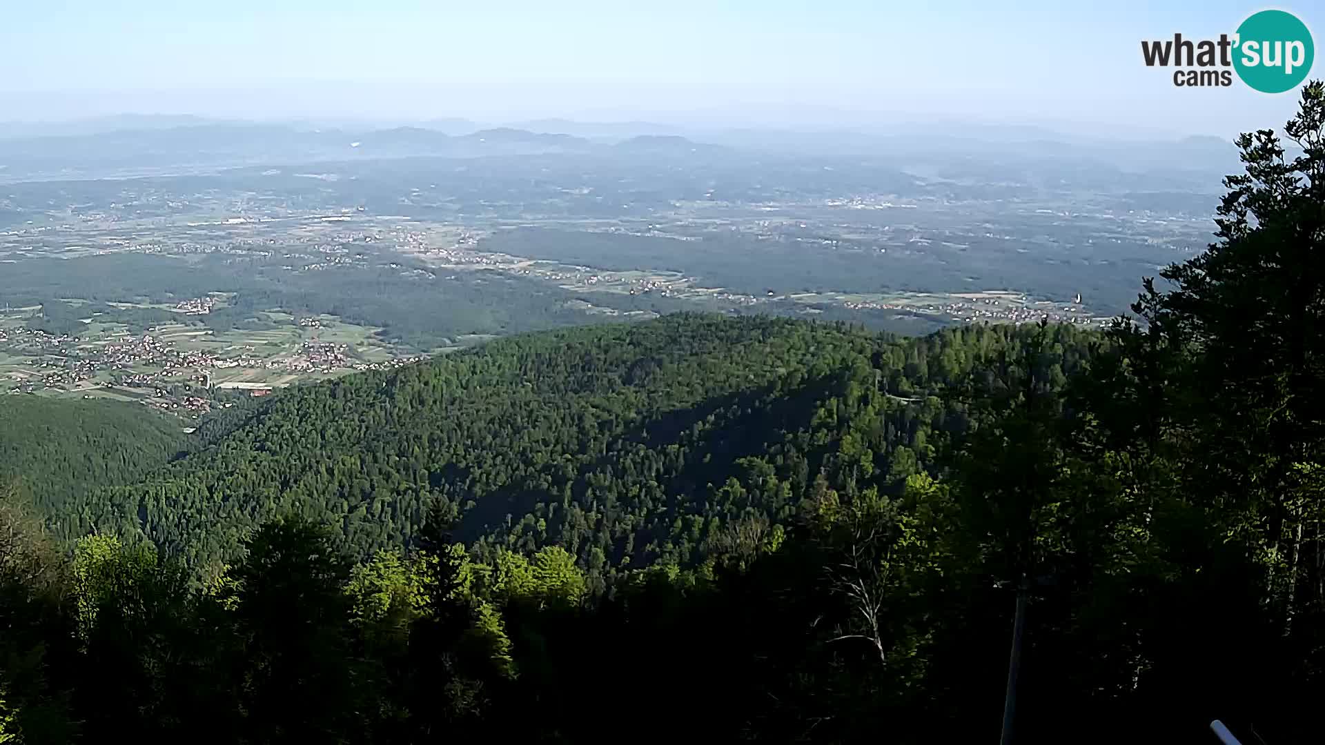 Sljeme webcam – Panorama
