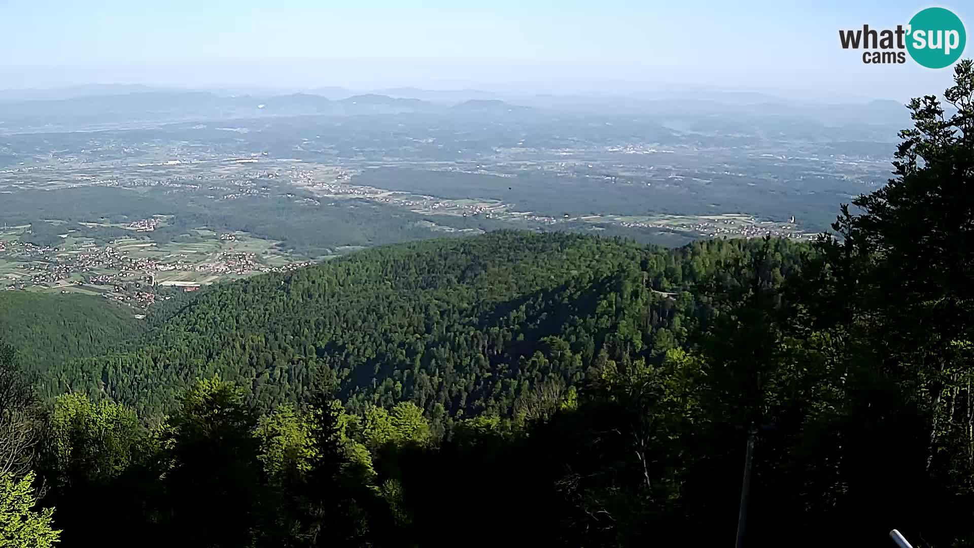 Sljeme webcam – Panorama