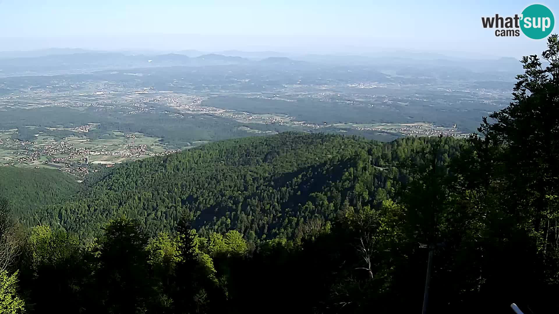 Sljeme webcam – Panorama