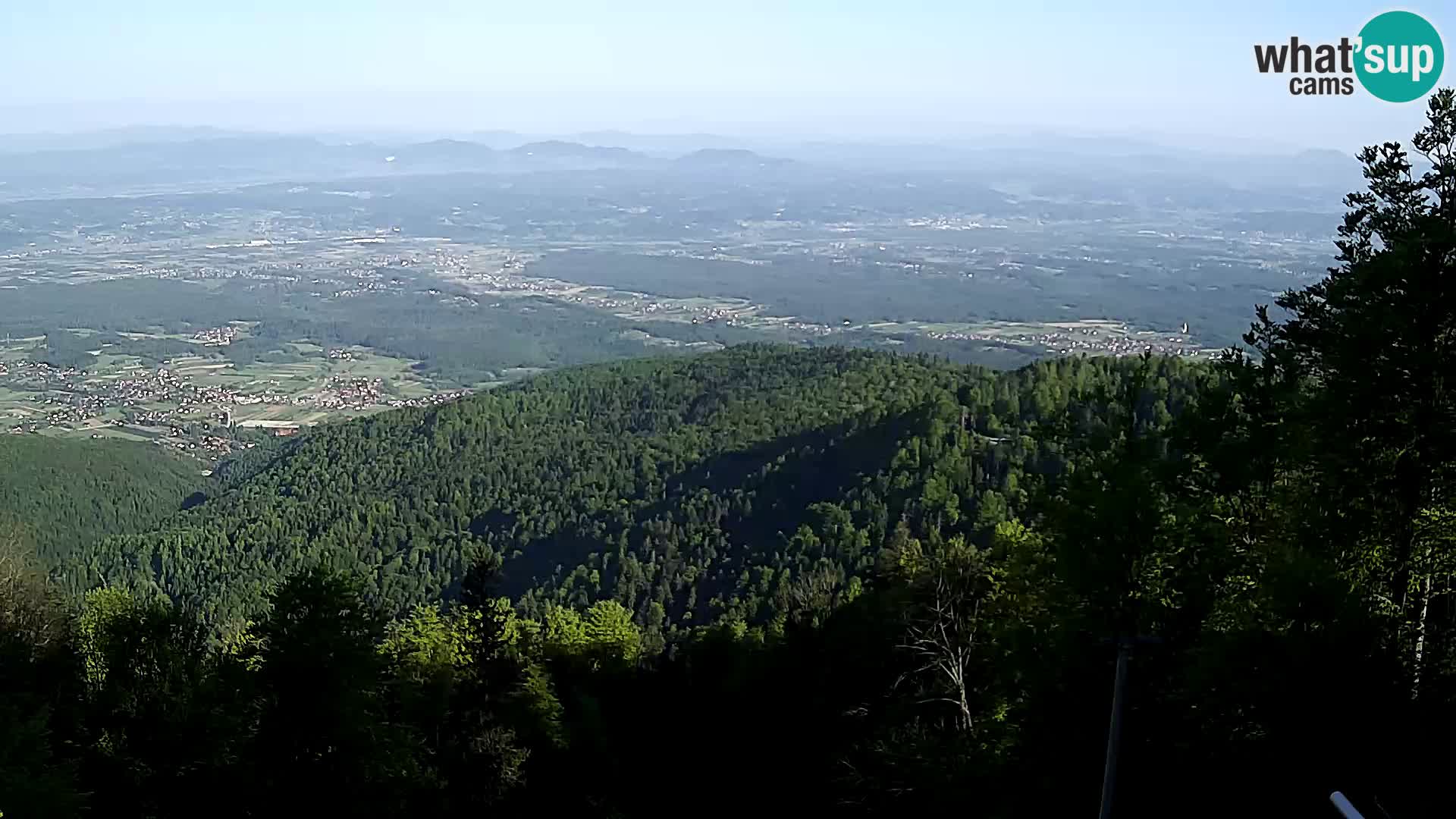 Sljeme webcam – panorama