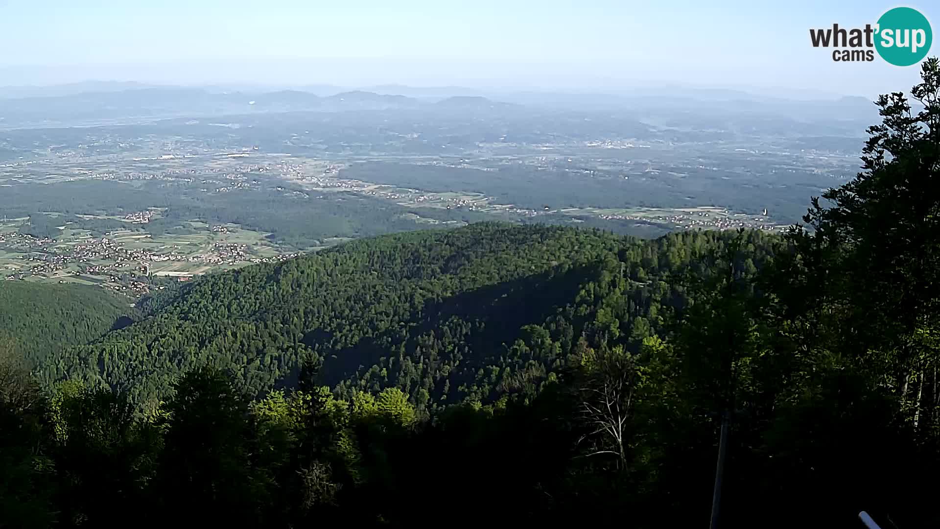 Sljeme webcam – panorama