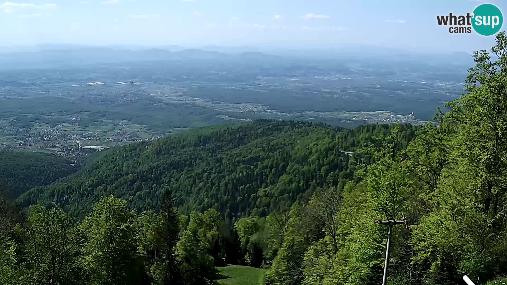 Sljeme webcam – panorama