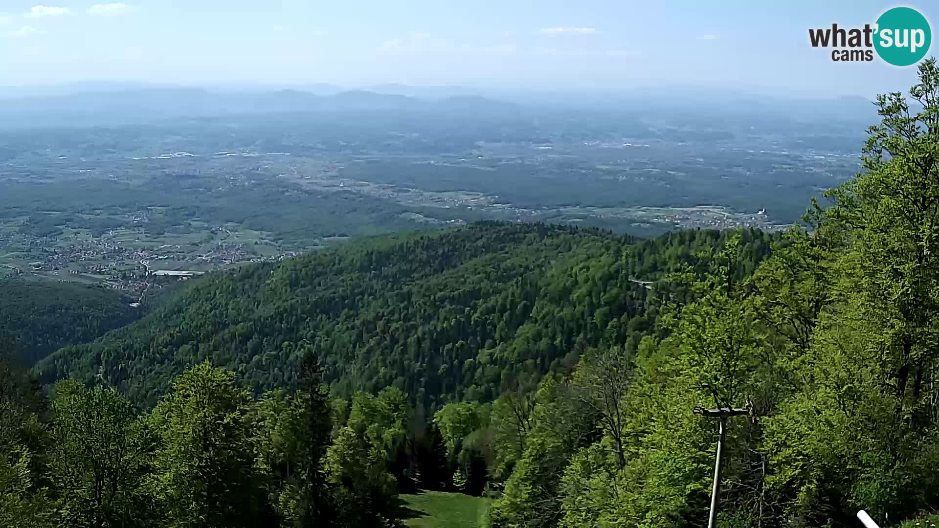 Sljeme webcam – panorama