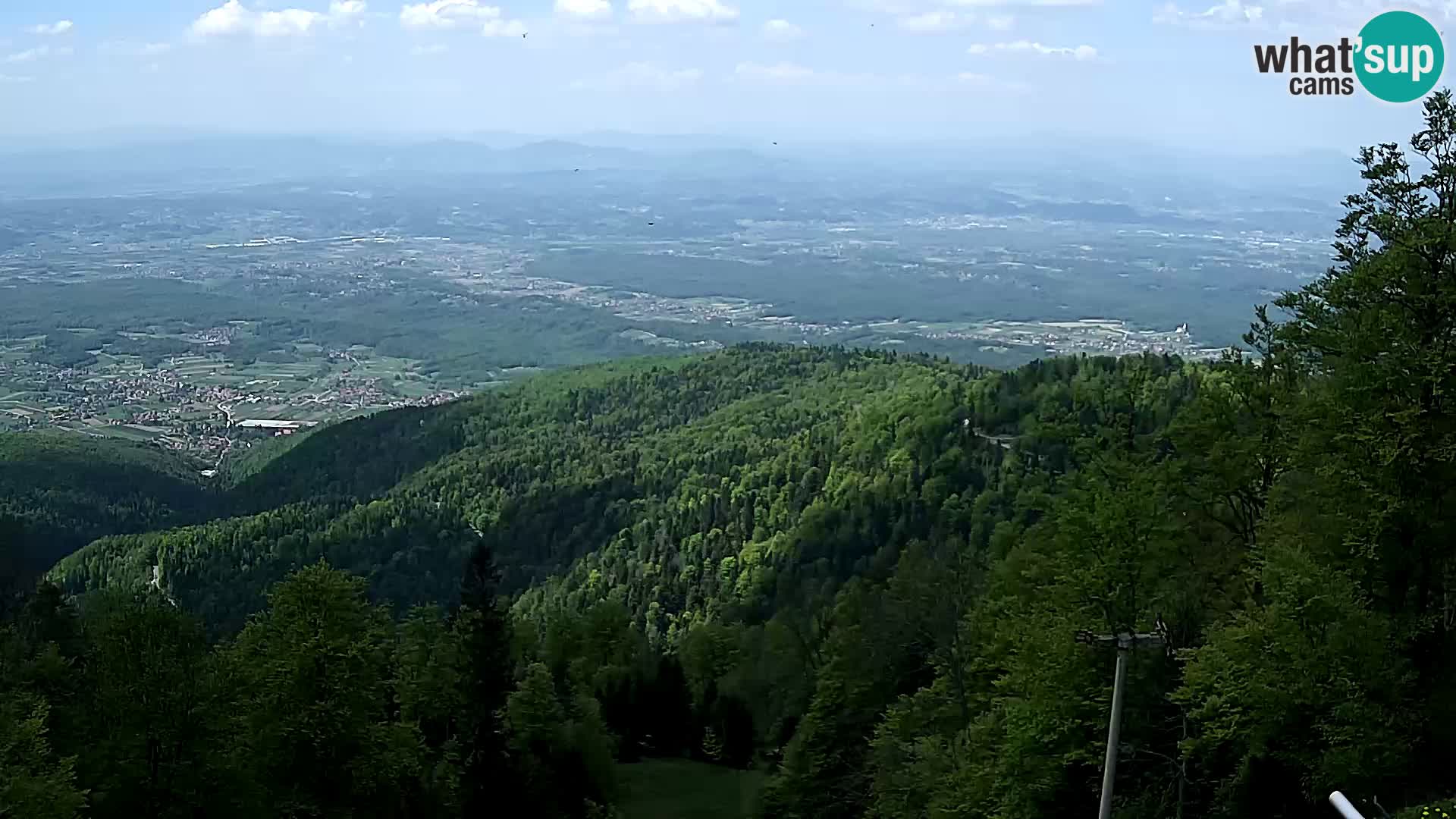 Sljeme webcam – panorama