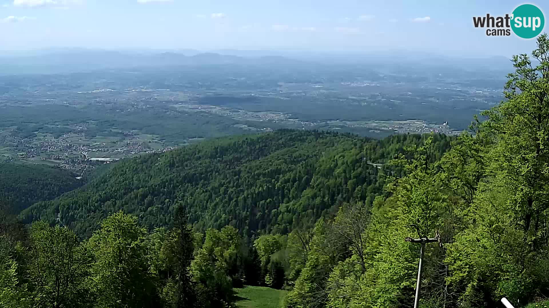 Sljeme webcam – Panorama