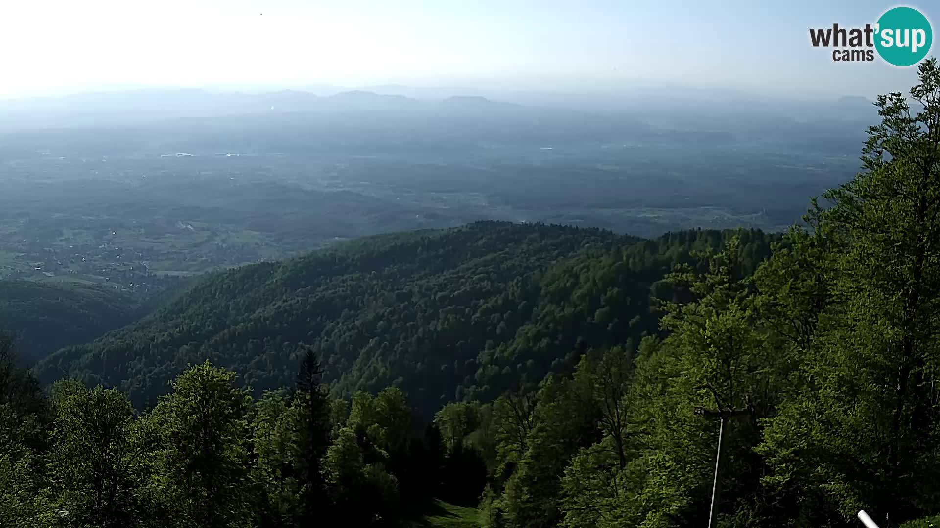 Sljeme webcam – panorama
