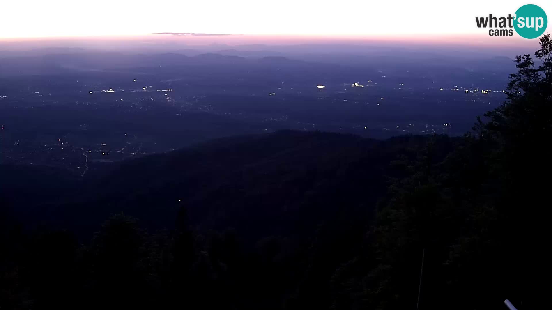 Sljeme webcam – Panorama