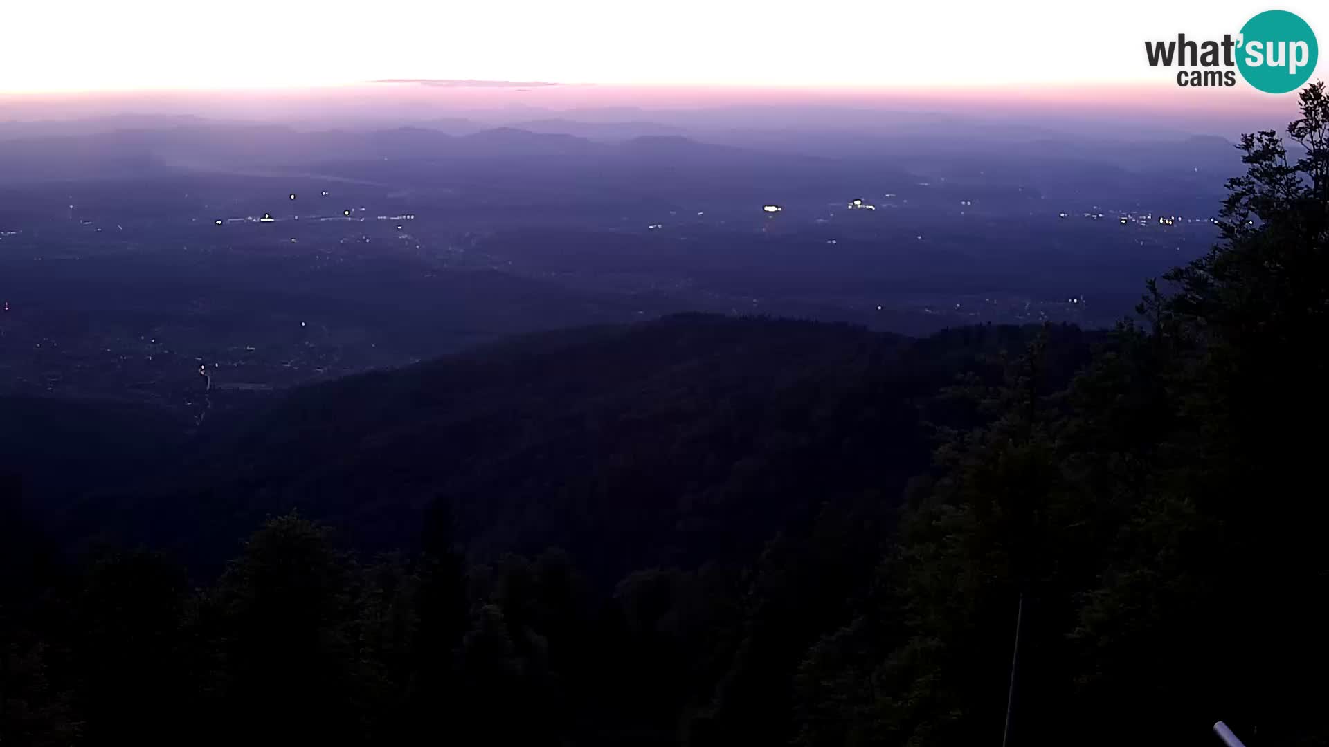 Sljeme webcam – panorama