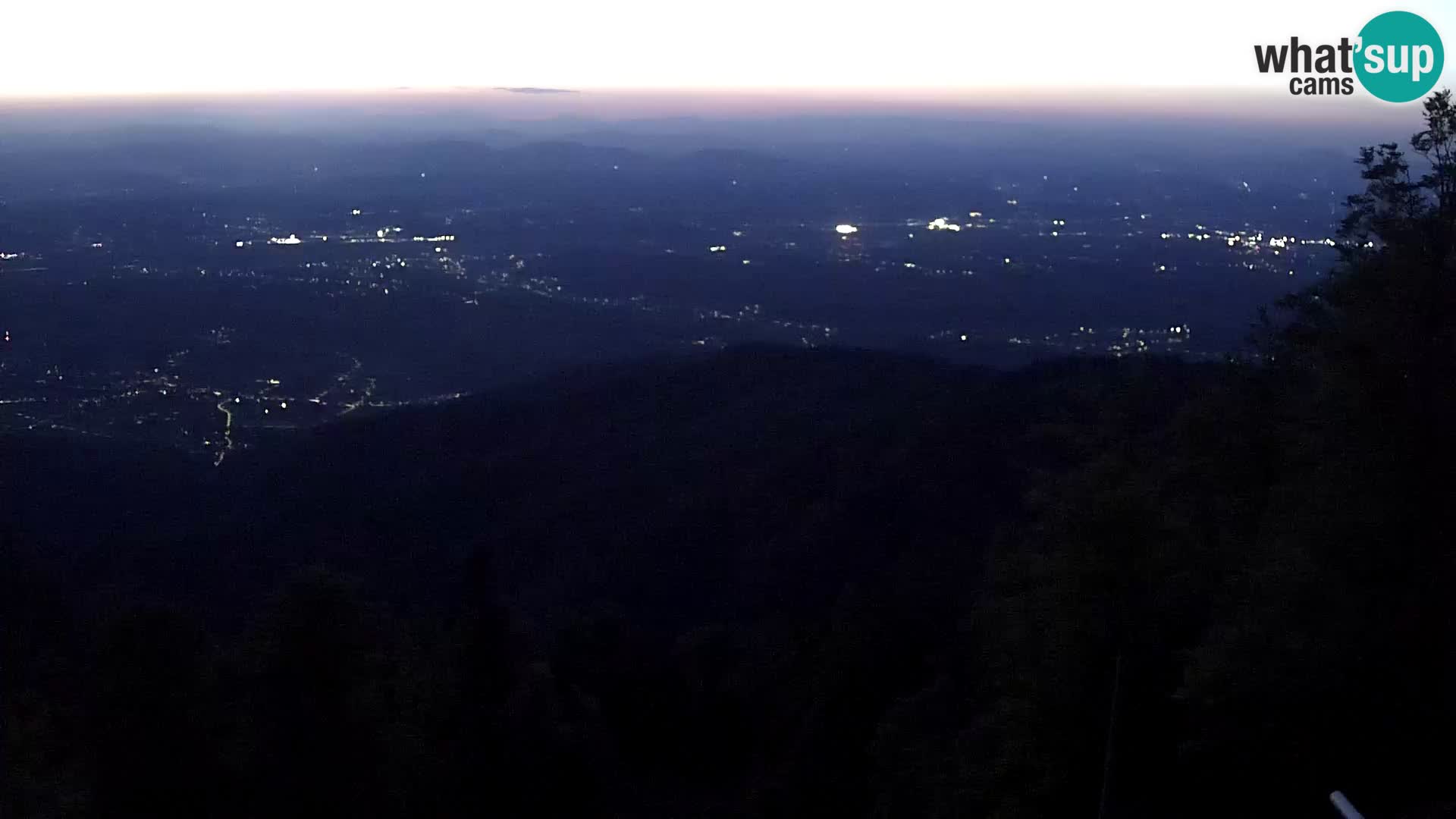 Sljeme webcam – panorama