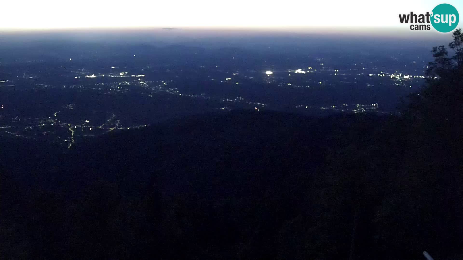 Sljeme webcam – panorama
