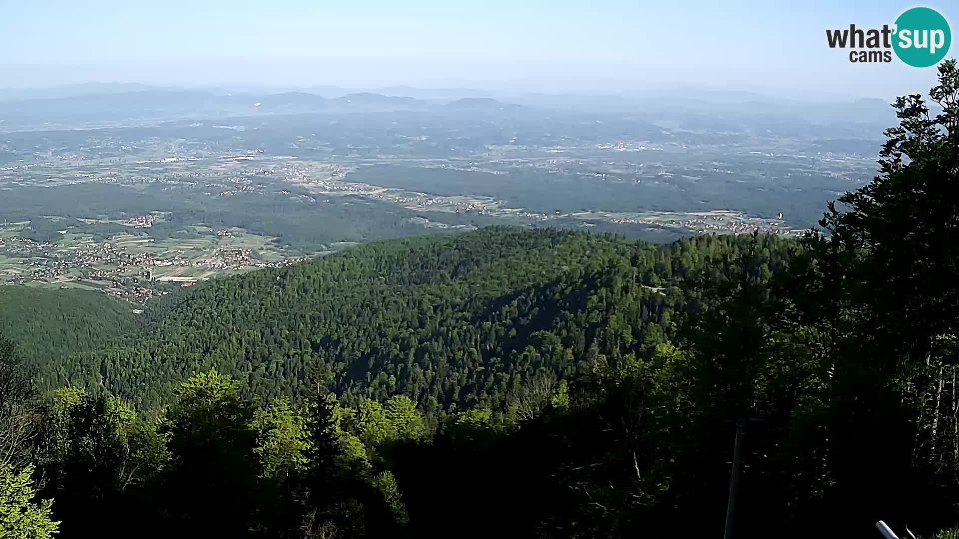 Sljeme webcam – Panorama