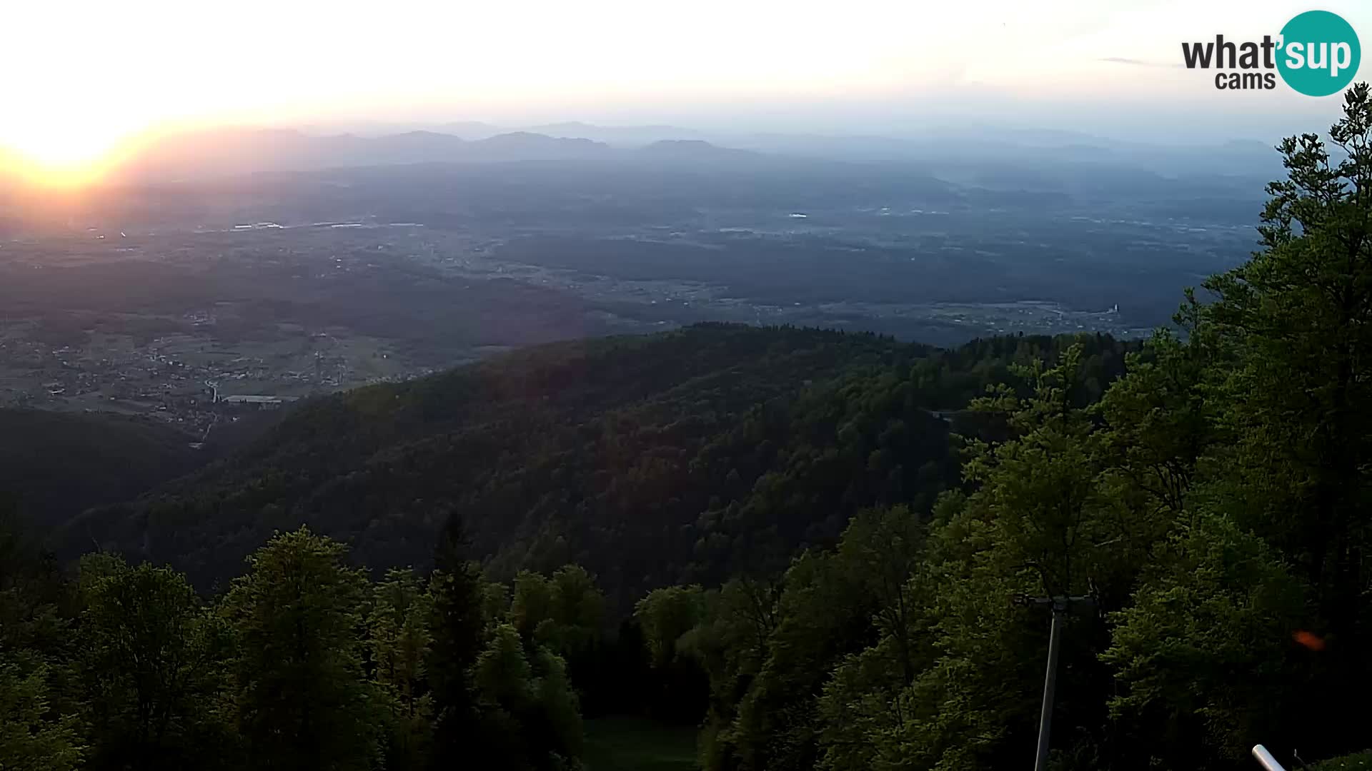 Sljeme webcam – panorama