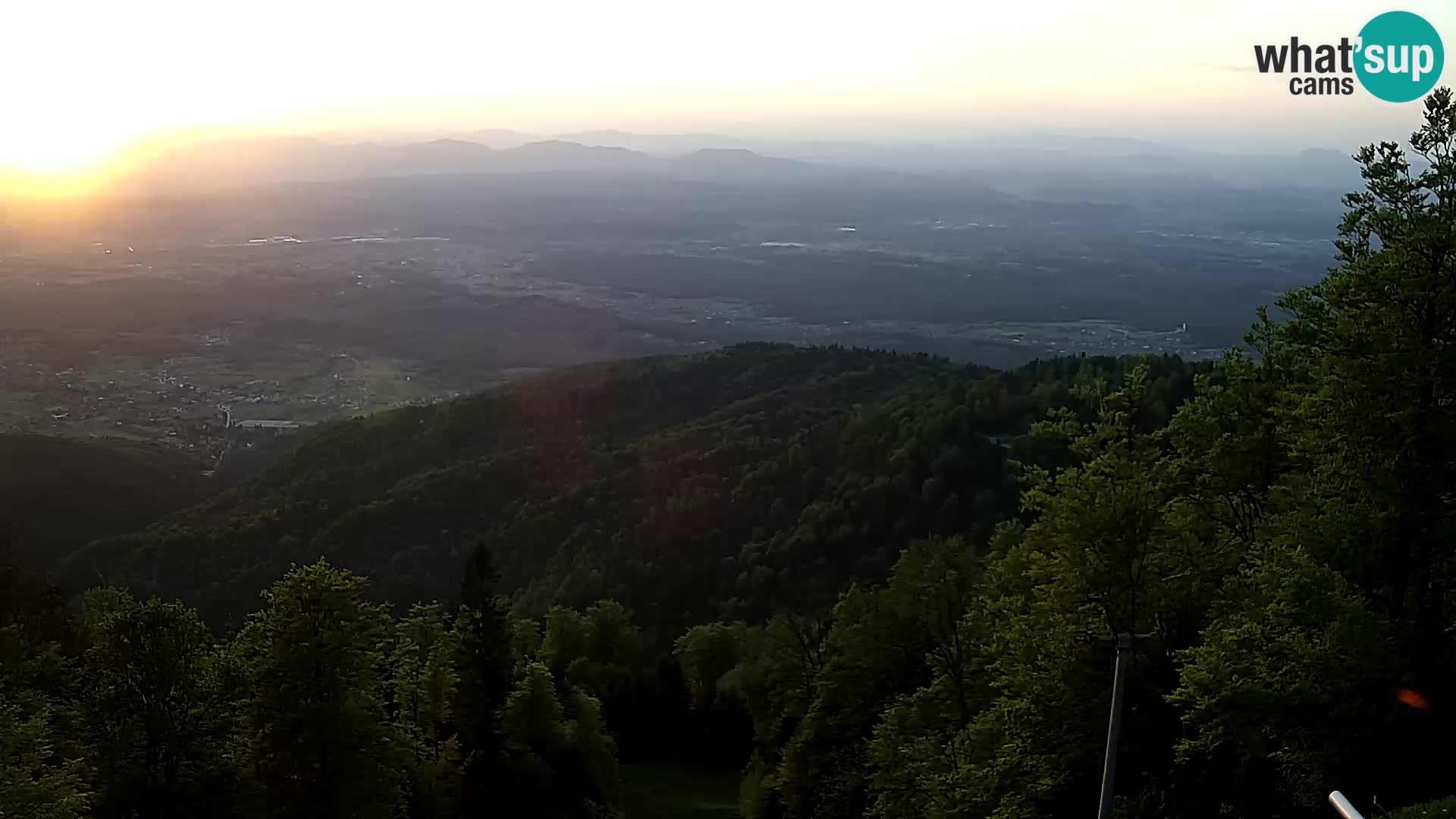 Sljeme webcam – Panorama