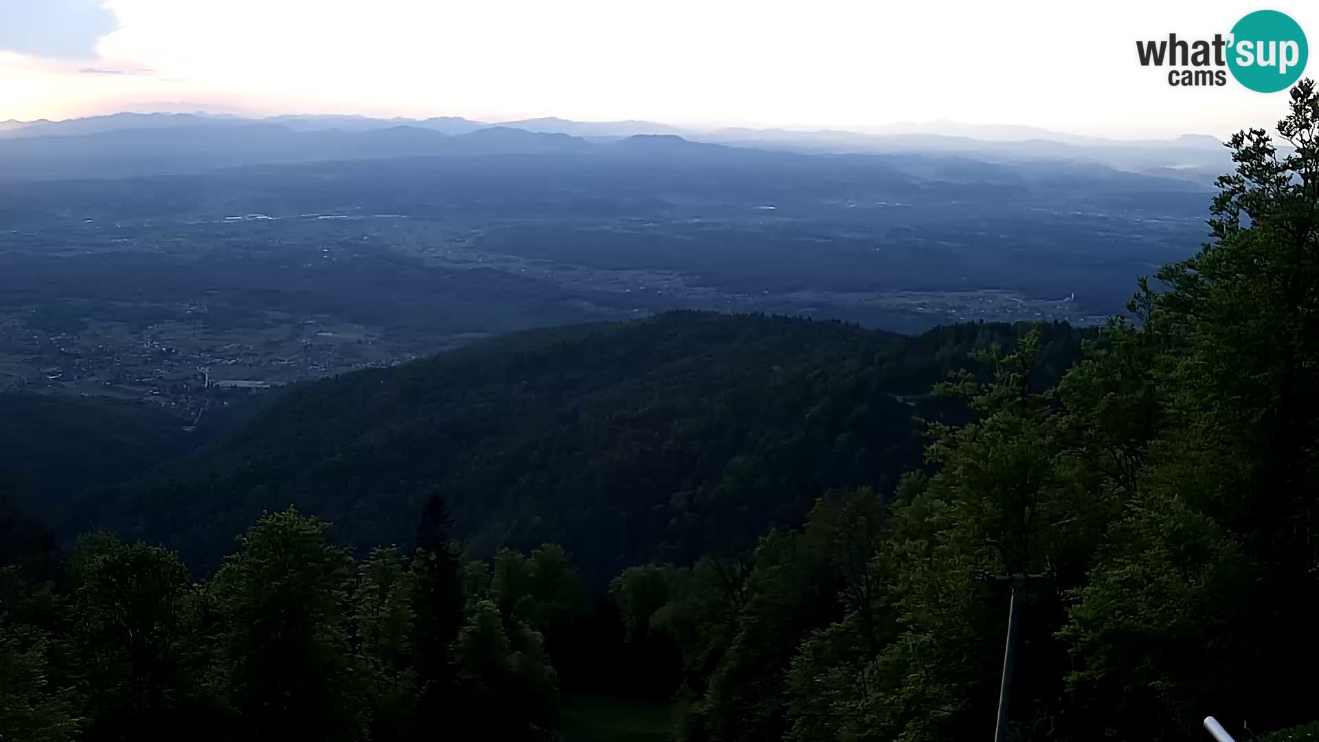 Sljeme webcam – Panorama