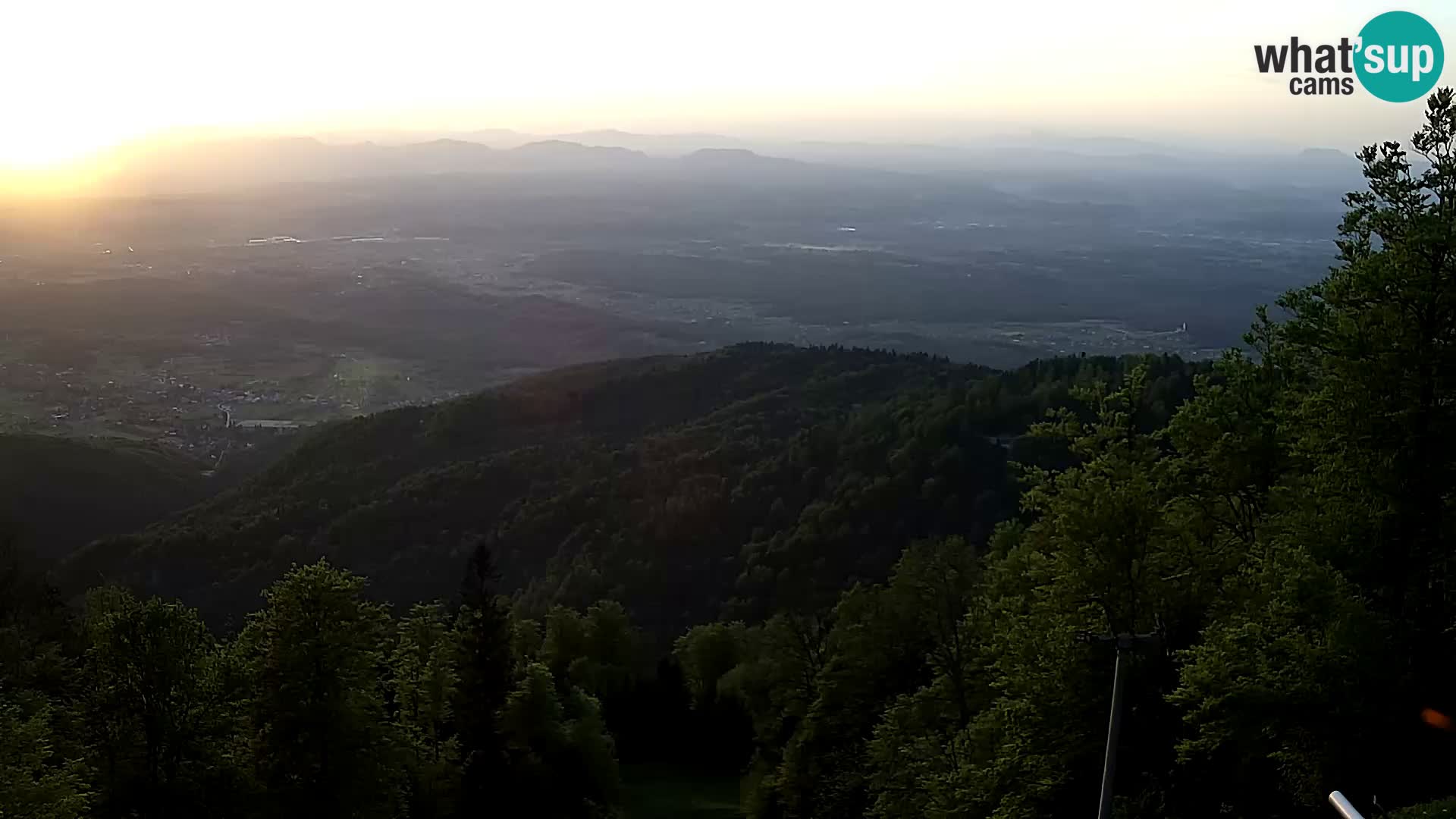 Sljeme webcam – Panorama
