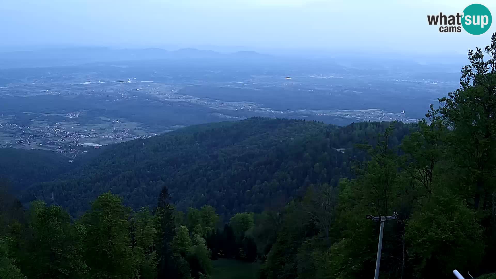 Sljeme webcam – panorama