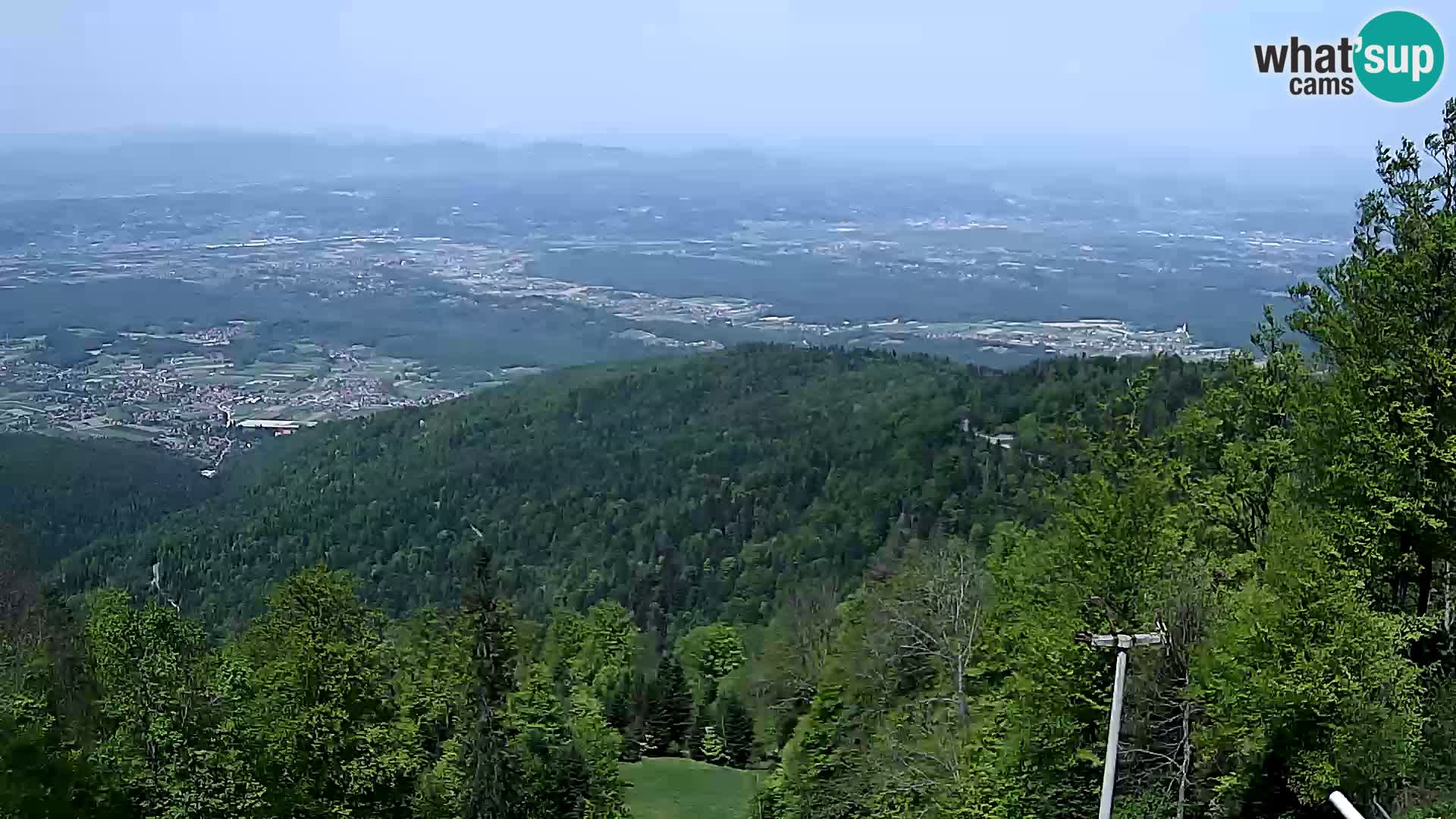 Sljeme webcam – Panorama