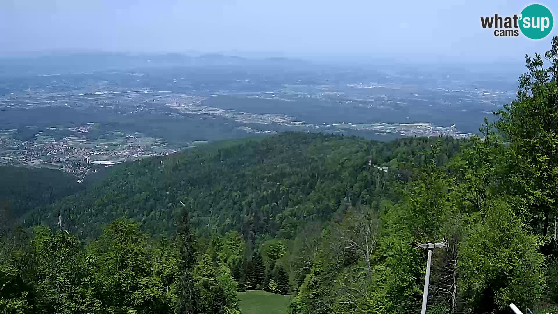 Sljeme webcam – Panorama