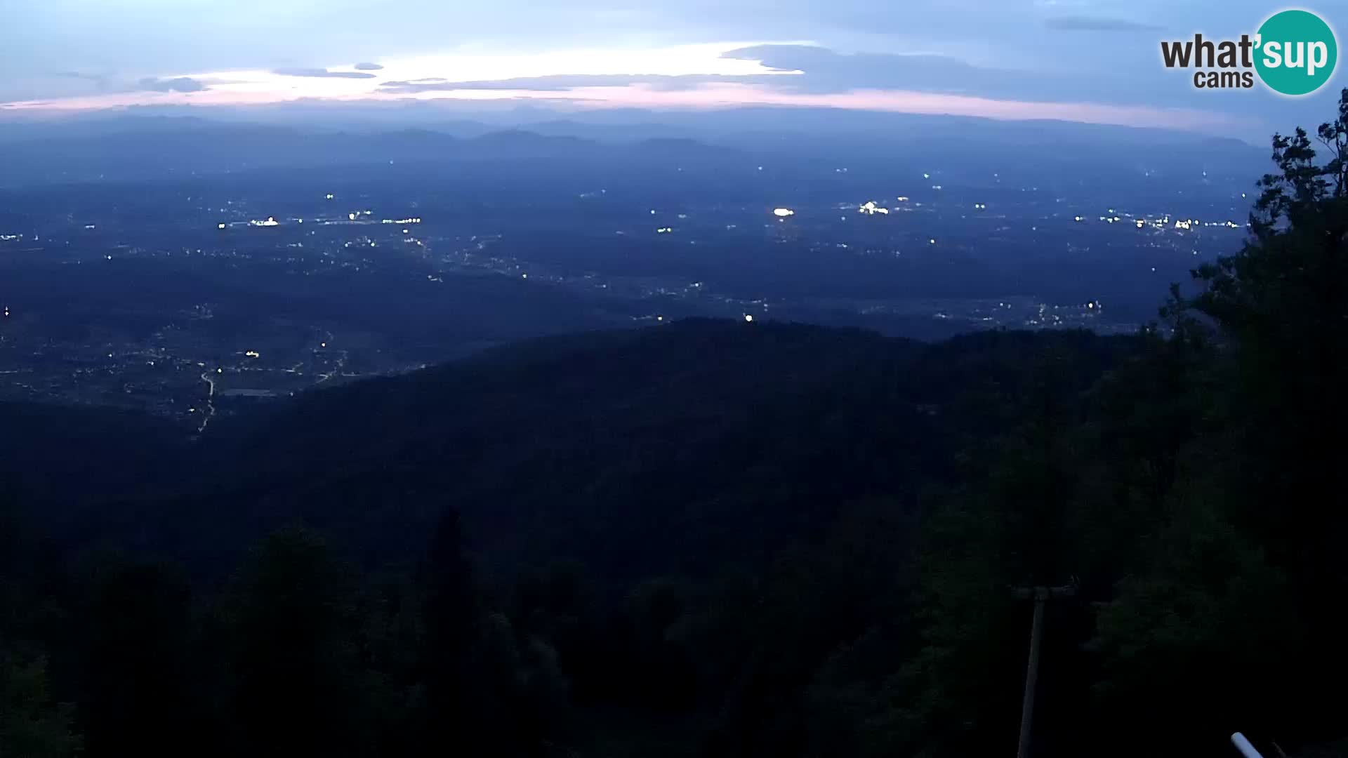 Sljeme webcam – Panorama