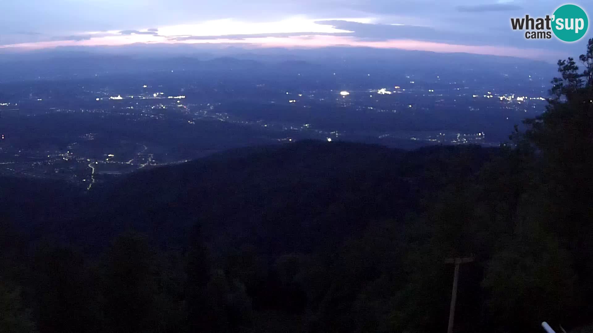 Sljeme webcam – Panorama