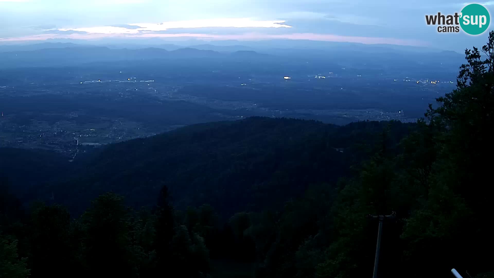 Sljeme webcam – panorama