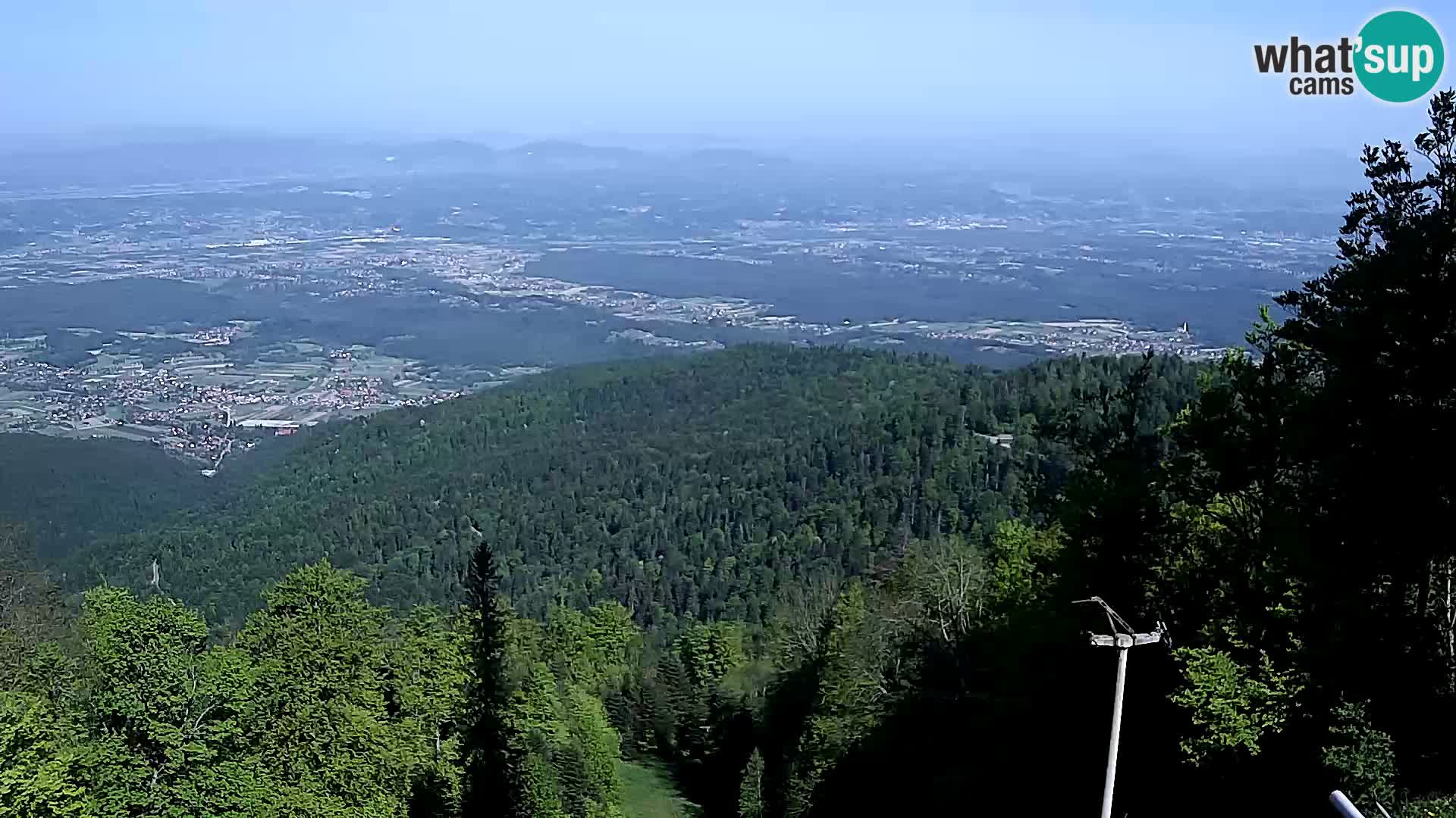 Sljeme webcam – Panorama