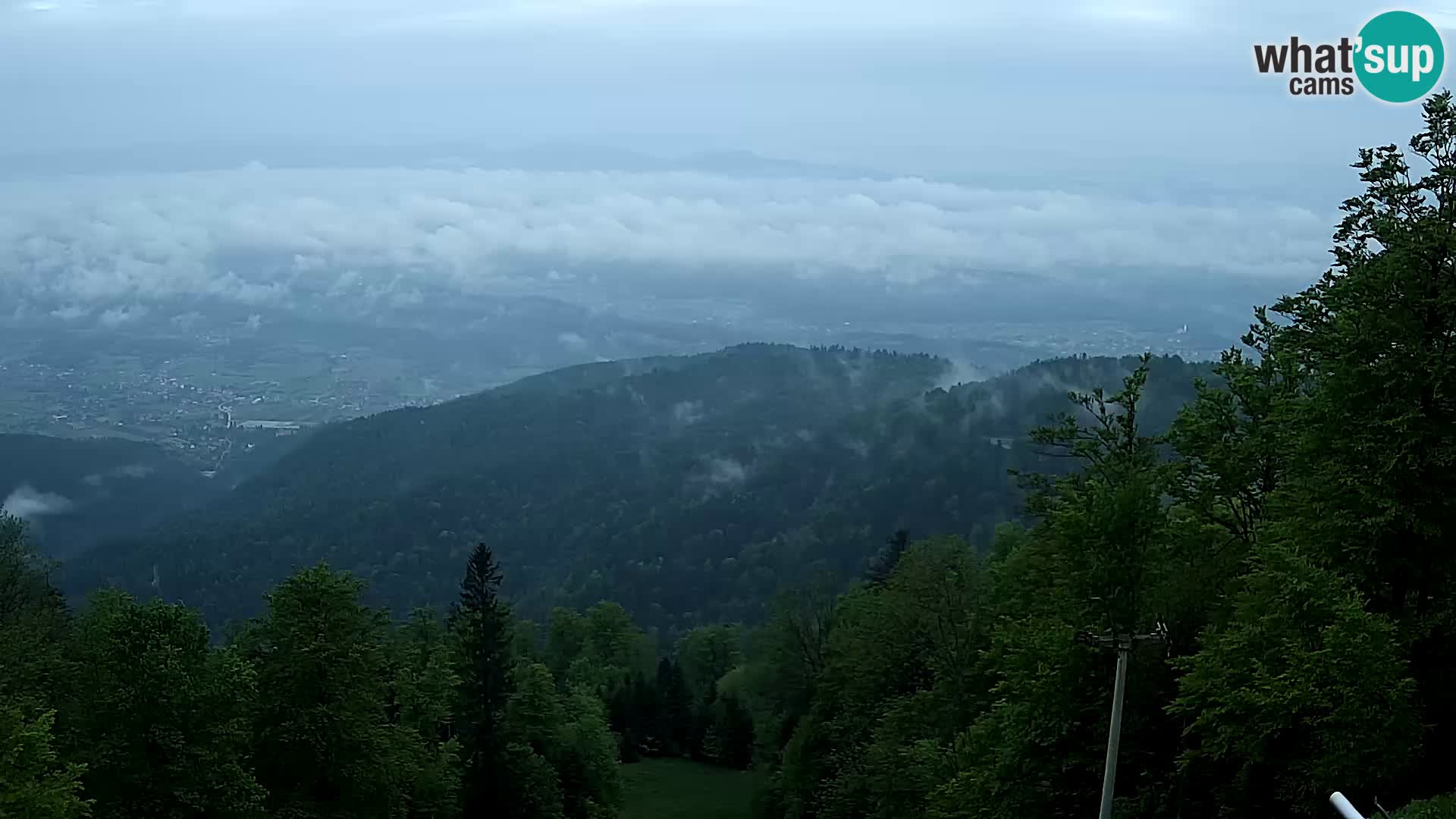Sljeme webcam – panorama