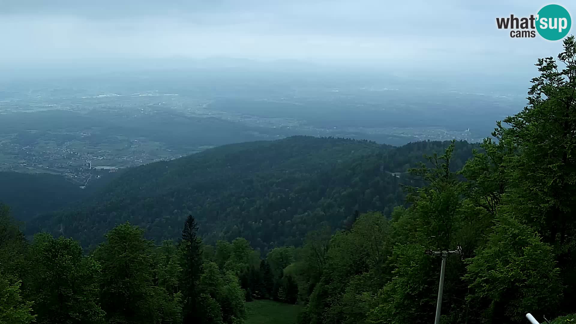 Sljeme webcam – panorama
