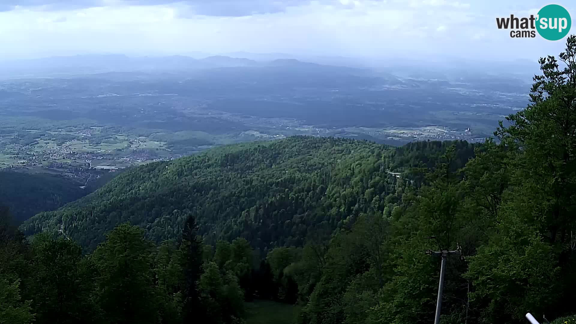 Sljeme webcam – panorama