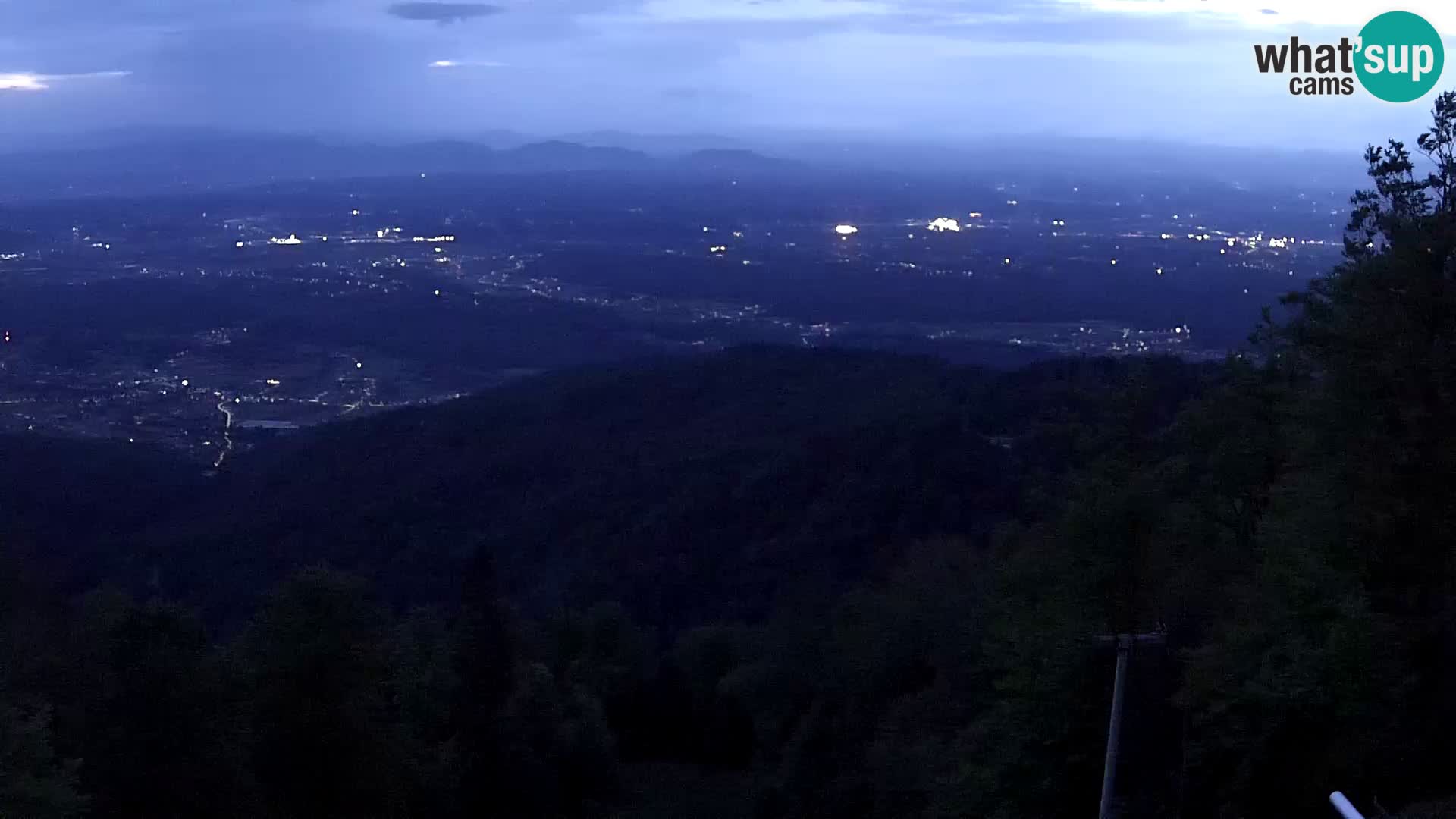 Sljeme webcam – Panorama