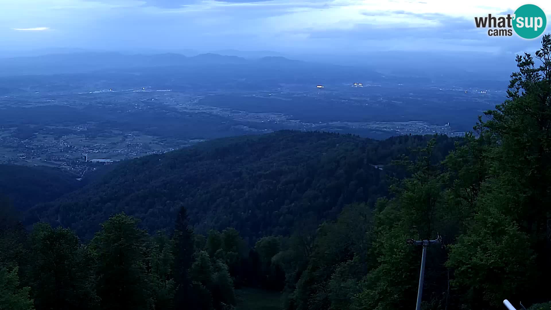 Sljeme webcam – Panorama