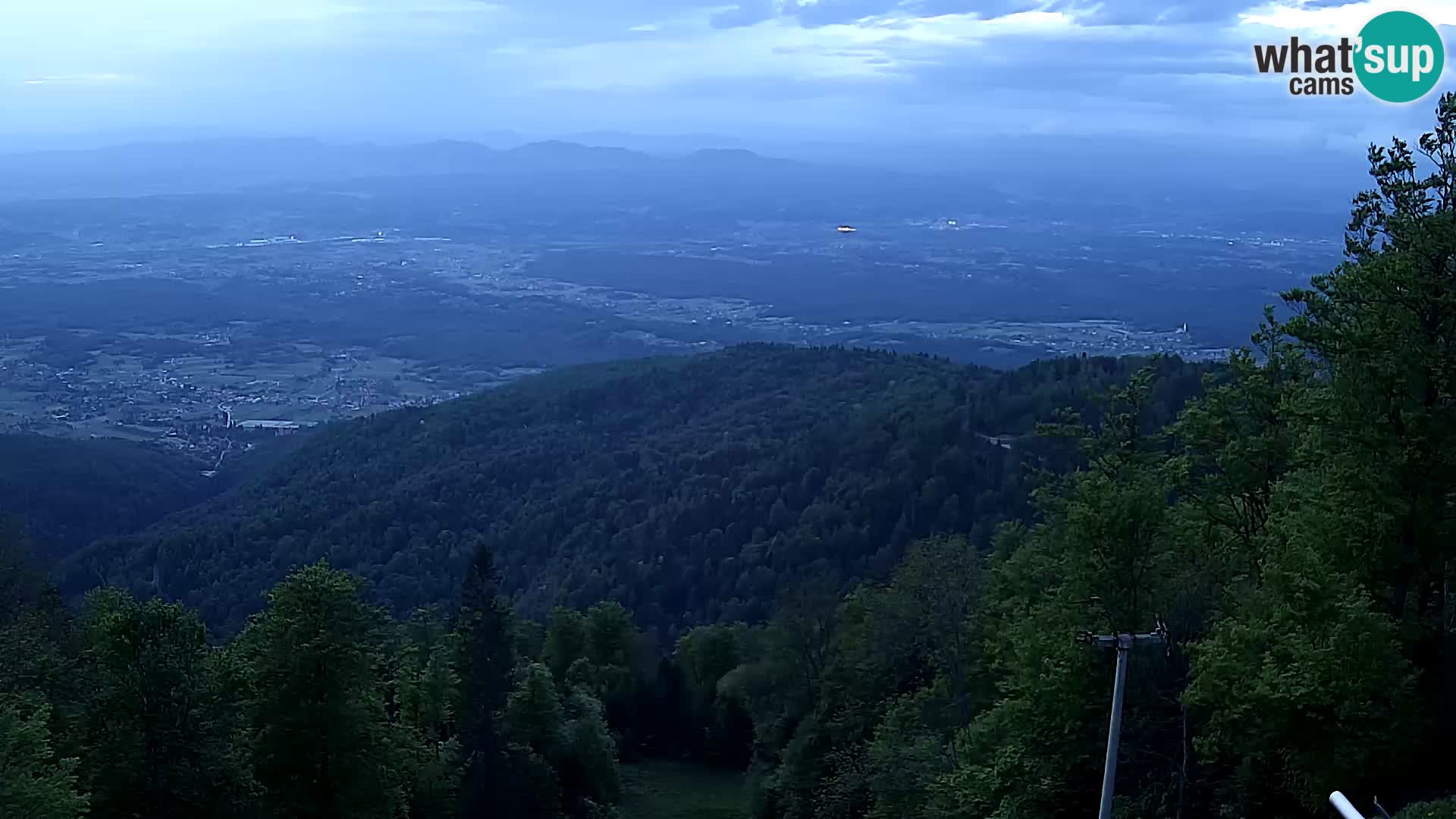 Sljeme webcam – panorama